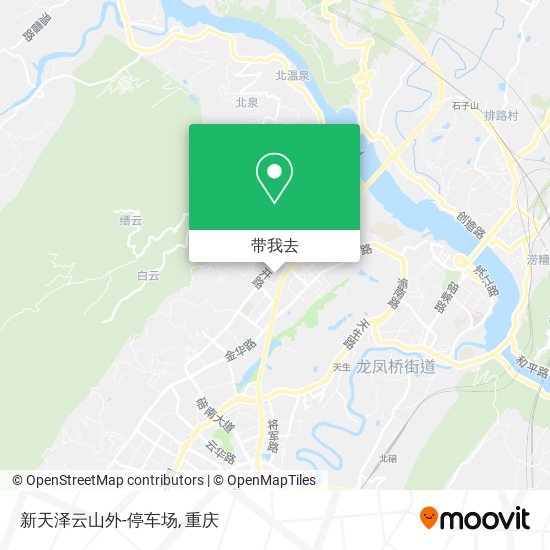 新天泽云山外-停车场地图