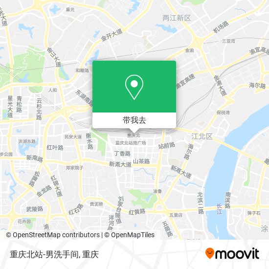 重庆北站-男洗手间地图