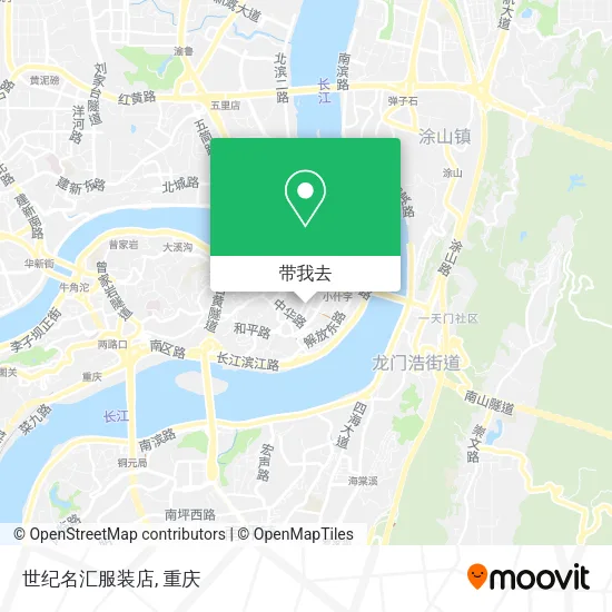 世纪名汇服装店地图