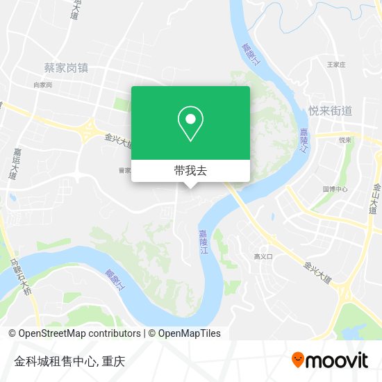 金科城租售中心地图