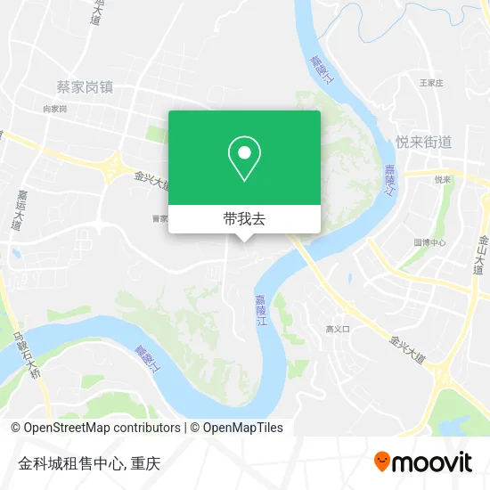 金科城租售中心地图