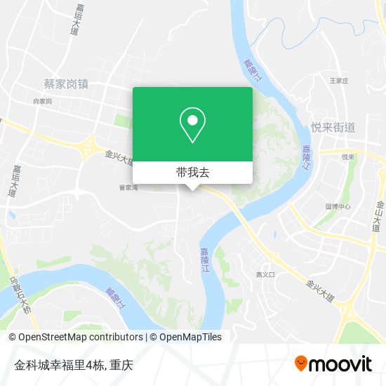 金科城幸福里4栋地图