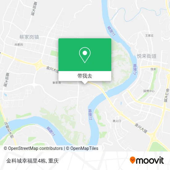 金科城幸福里4栋地图