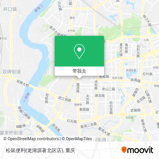 松鼠便利(龙湖源著北区店)地图