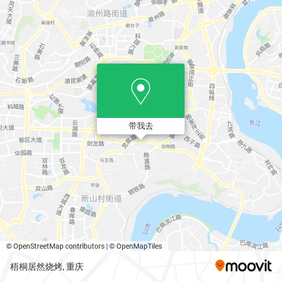 梧桐居然烧烤地图