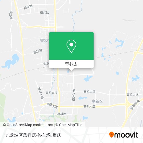 九龙坡区凤祥居-停车场地图