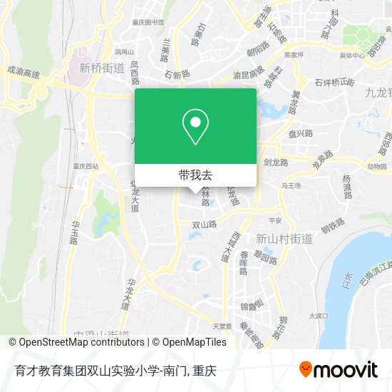育才教育集团双山实验小学-南门地图