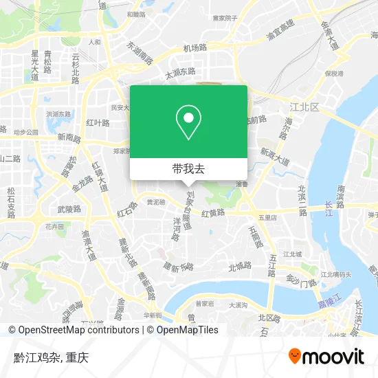 黔江鸡杂地图