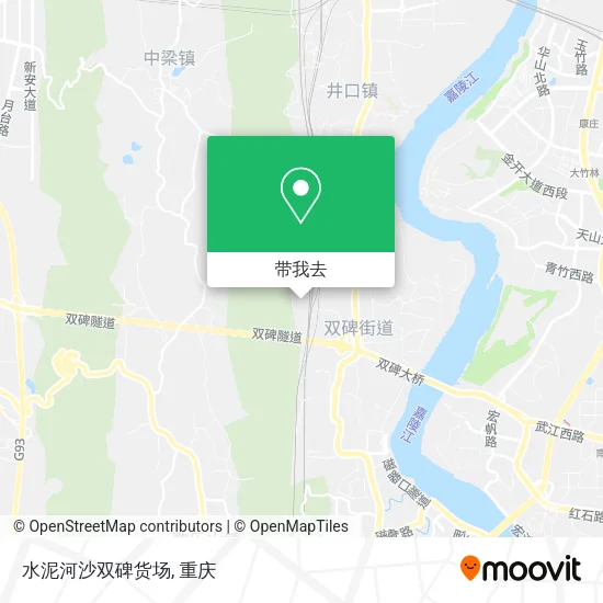 水泥河沙双碑货场地图