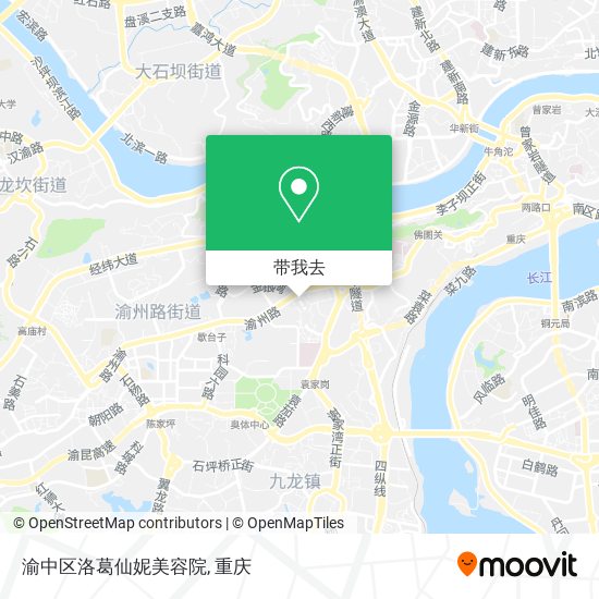 渝中区洛葛仙妮美容院地图