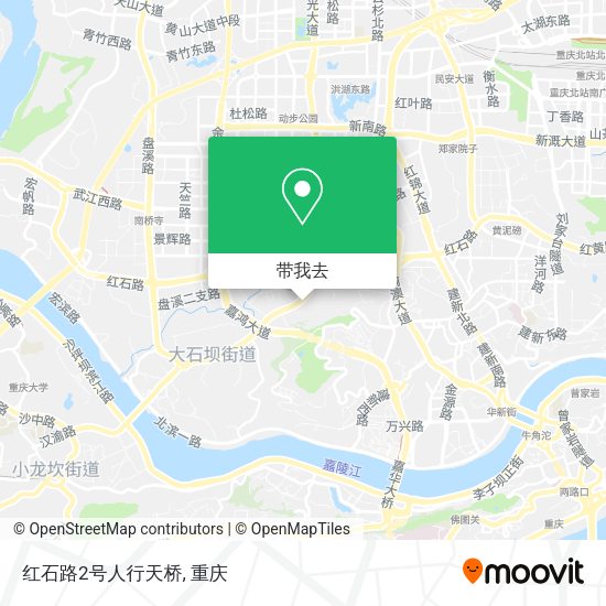 红石路2号人行天桥地图