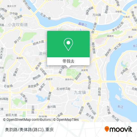 奥韵路/奥体路(路口)地图