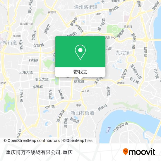 重庆博万不锈钢有限公司地图