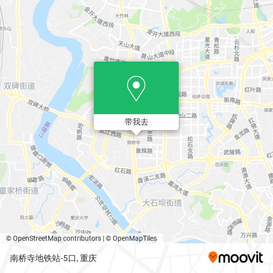 南桥寺地铁站-5口地图