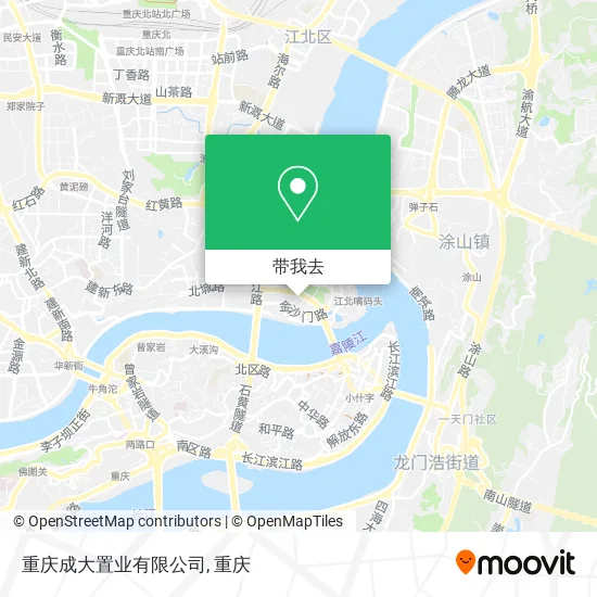 重庆成大置业有限公司地图