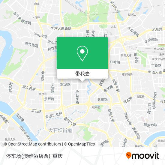 停车场(澳维酒店西)地图