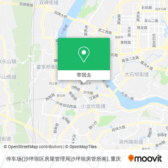 停车场(沙坪坝区房屋管理局沙坪坝房管所南)地图