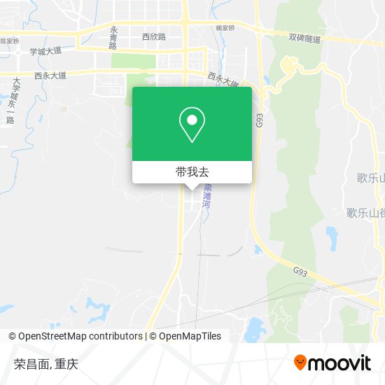 荣昌面地图