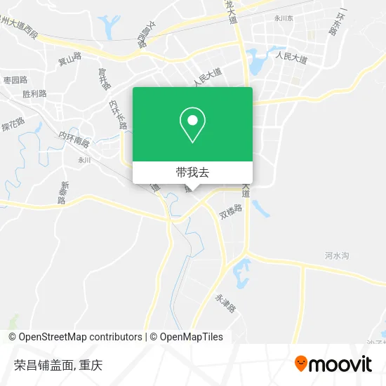 荣昌铺盖面地图