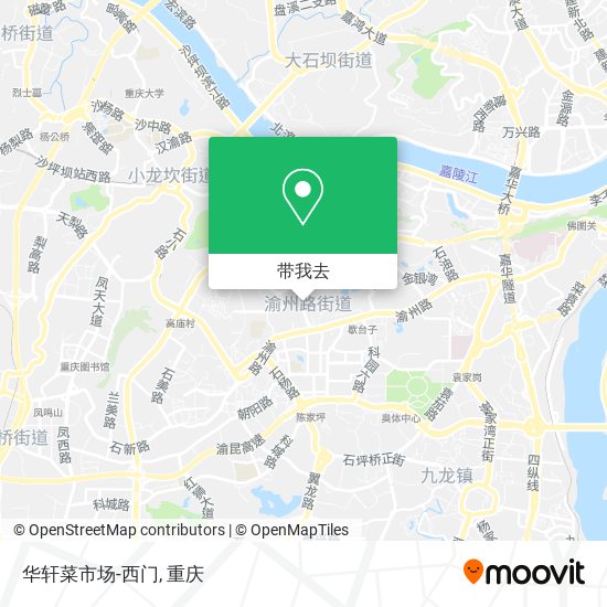 华轩菜市场-西门地图