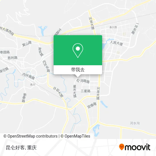 昆仑好客地图