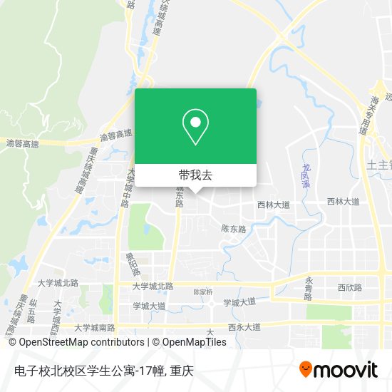 电子校北校区学生公寓-17幢地图