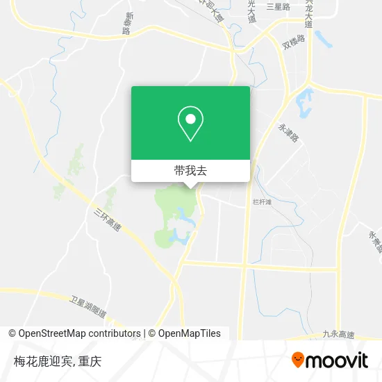 梅花鹿迎宾地图