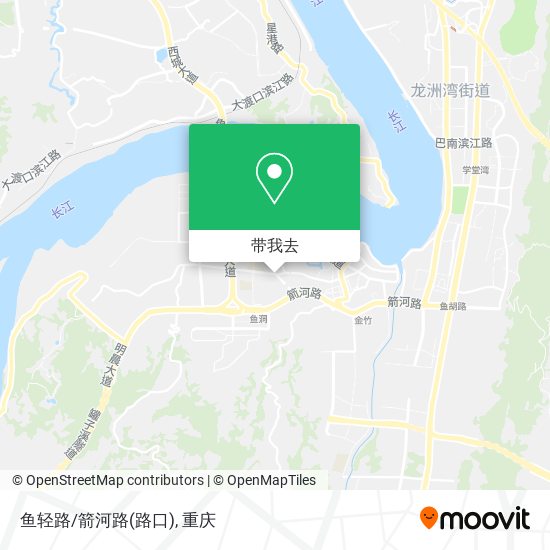 鱼轻路/箭河路(路口)地图