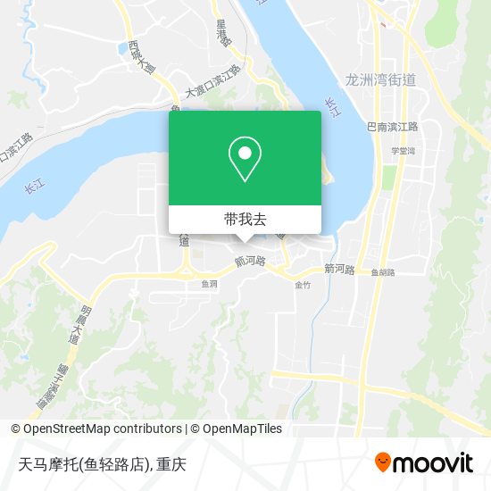 天马摩托(鱼轻路店)地图