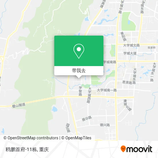 鸥鹏首府-11栋地图