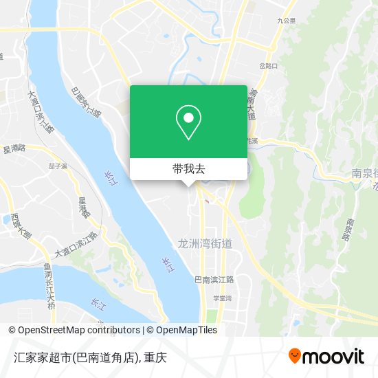 汇家家超市(巴南道角店)地图