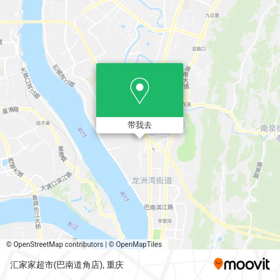 汇家家超市(巴南道角店)地图