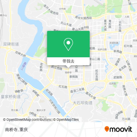 南桥寺地图