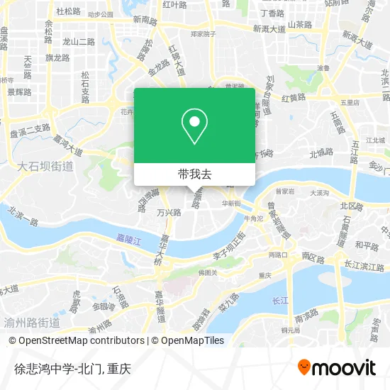 徐悲鸿中学-北门地图