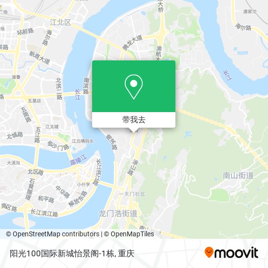 阳光100国际新城怡景阁-1栋地图