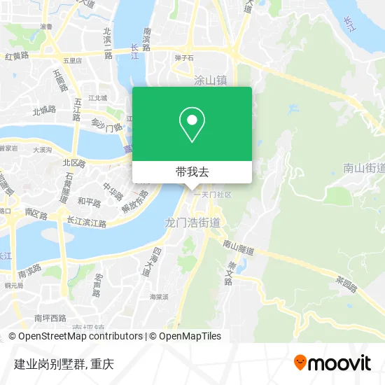建业岗别墅群地图