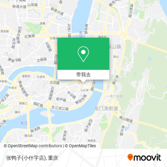张鸭子(小什字店)地图