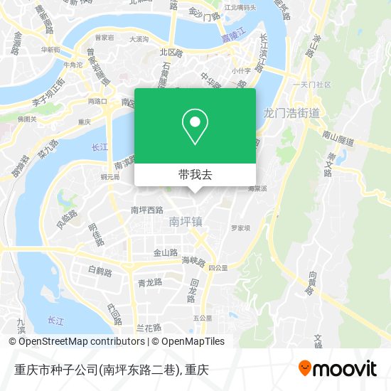 重庆市种子公司(南坪东路二巷)地图