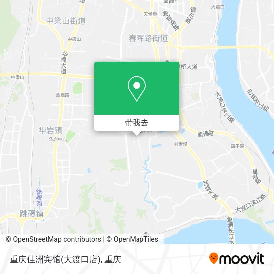 重庆佳洲宾馆(大渡口店)地图