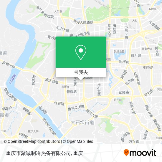 重庆市聚诚制冷热备有限公司地图