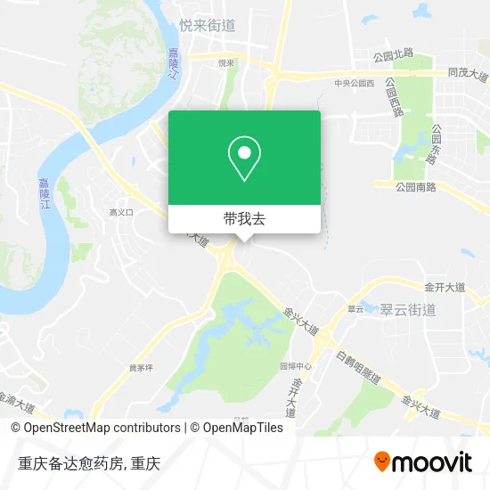重庆备达愈药房地图