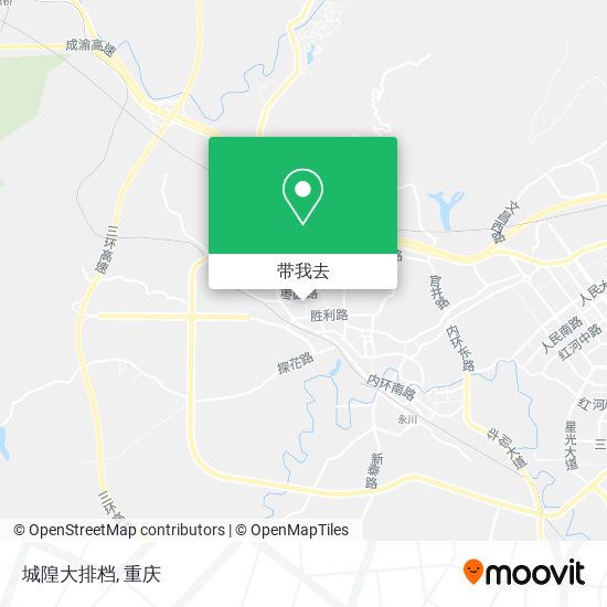 城隍大排档地图