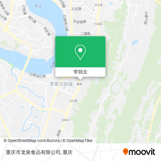 重庆市龙泉食品有限公司地图