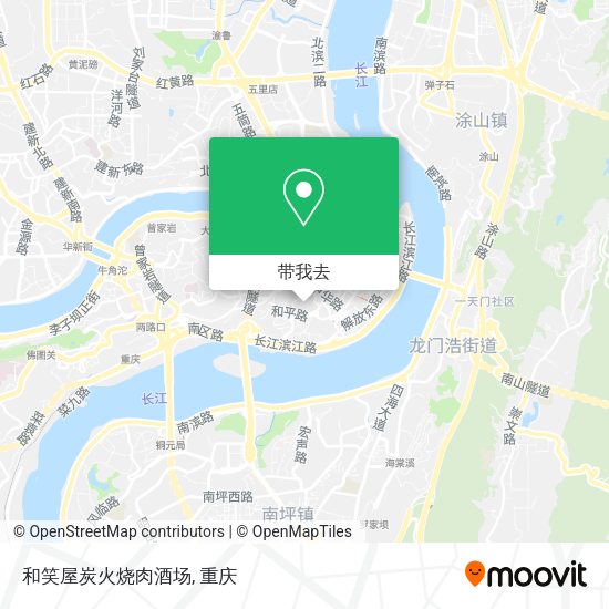 和笑屋炭火烧肉酒场地图