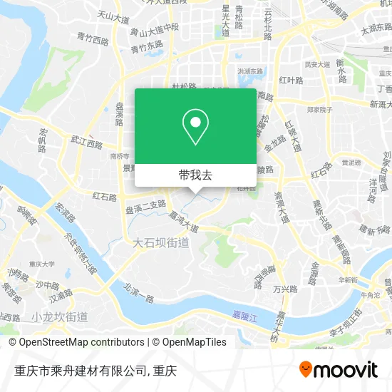 重庆市乘舟建材有限公司地图