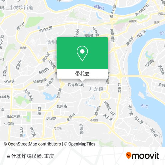 百仕基炸鸡汉堡地图