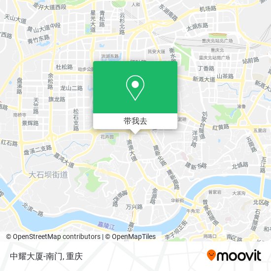 中耀大厦-南门地图