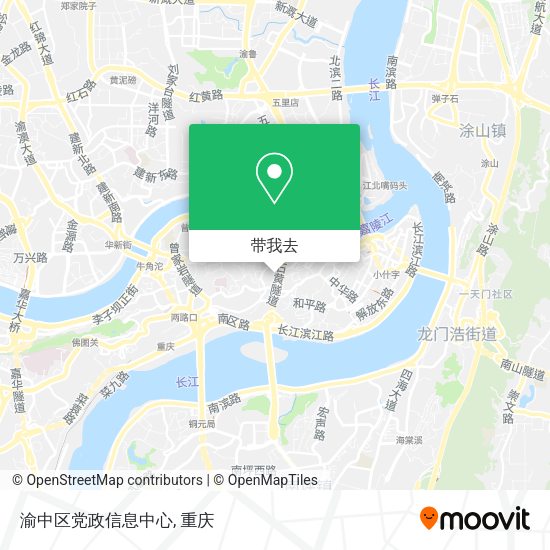 渝中区党政信息中心地图