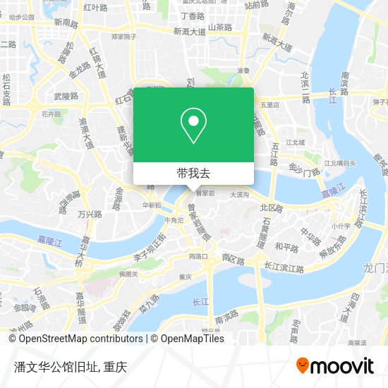 潘文华公馆旧址地图