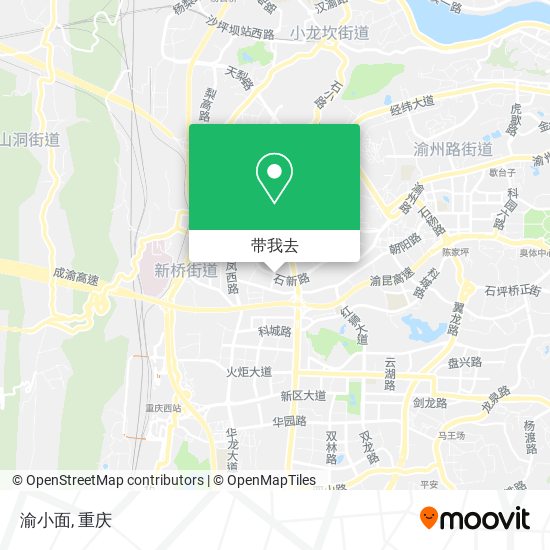 渝小面地图